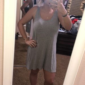 Forever 21 Grey Open Back Dress / Size L